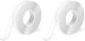 Art3d Double-Sided Mounting Tape (10FT), Multipurpose Removable Adhesive Foam Tape, Transparent, Household (Pack of 2) by Art3d