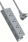 Surge Protector Power Strip, 12 Widely Spaced Multi Outlets, Wall Mount by Mifaso