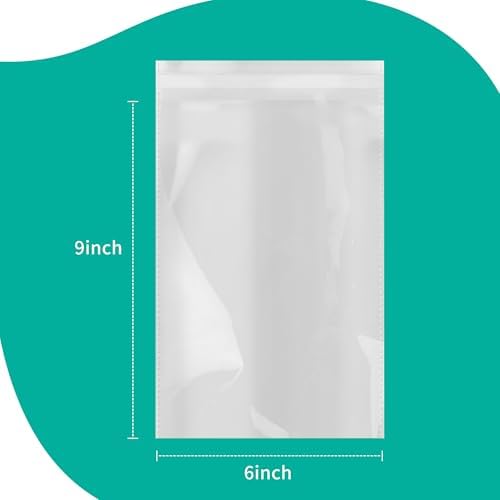iMailer 1000 Pack 6" x 9" Cellophane Bags Self Sealing - Image 2