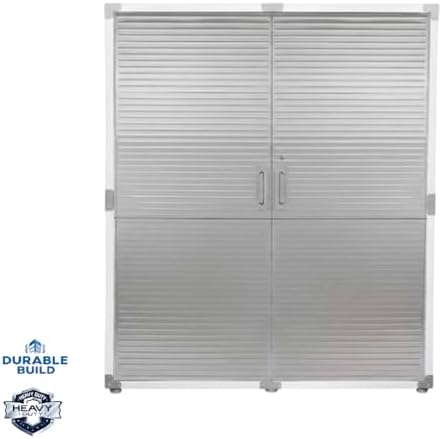 Heavy-Duty Commercial Storage Cabinet (White, 60" W x 24" D x 72" H) - Image 4