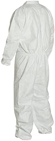 DuPont Tyvek 400 Disposable Protective Coverall with Elastic Wrists and Ankles, White, 4X-Large, 6-Pack - Image 4