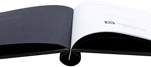 Faux Leather Springback Thesis Binder - Blue, 1" Spine, by Bindertek - Image 3