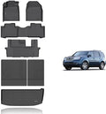 KELCSEECS Floor Mats with Seatback Mats for Honda Pilot 2009-2015 by KELCSEECS