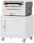 Small Printer Stand with Storage, Mobile Printer Cart for Home Office by LVSTEEL