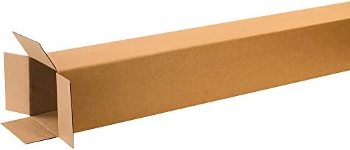 BOX USA 8x8x60 Tall Corrugated Boxes, Tall, 8L x 8W x 60H, Pack of 15 | Shipping, Packaging, Moving, Storage Box for Home or Business, Strong Wholesale Bulk Boxes by BOXUSA