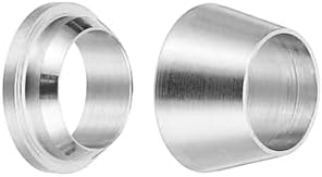 PATIKIL 6mm Tube OD 304 Stainless Steel Compression Tube Fitting Sleeve, 20 Pack Double Ferrule Ring Tubing Fitting Assortment Kit, Silver - Image 3