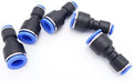 Push to Connect Fitting 3/8" x 3/16" Tube OD, Straight Union by IVLPHA