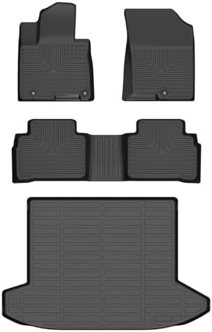 AIPOIL® Floor Mats & Cargo Liner Set for 2022-2026 Hyundai Tucson (Not for Tucson Hybrid Models) All Weather Protection TPE Anti-Slip Car Full Set Custom Car Mats Accessories - Black by AIPOIL