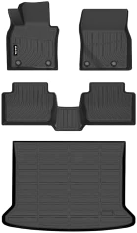 AIPOIL® Floor Mats & Cargo Liner Set for 2020-2025 2026 Mazda CX30 All Weather Protection Easy to Clean Full Set Mazda CX-30 Automobile Mats Accessories, Black by AIPOIL