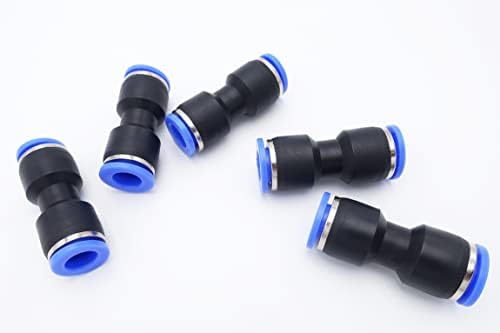 Push to Connect Fitting 3/8" Tube OD, Straight Union by IVLPHA