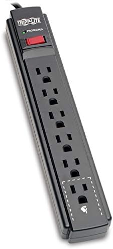 Eaton Tripp Lite TLP615B 15ft Power Cord Black Surge Protector 6 Outlets by TrippLite