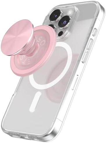 PopSockets Phone Grip for MagSafe, Magnetic Holder- Dusty Rose by PopSockets