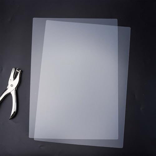 20pcs A4 Binding Covers Plastic DIY Frosted PP Filleted Corner 0.4mm Thick No Hole 8.5x11.8" Cover for Binder Discbound Planner Notebook (A4 8.5x11.8") - Image 2