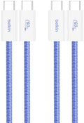 Belkin USB C to USB C 60W Braided Cable 2 Pack, 3.3ft iPhone Charger Cord by Unknown