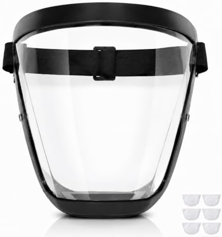 Face Shield, Clear Anti-Fog Full Face Shield for Outdoor Work by ascavs