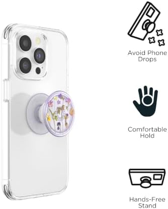 PopSockets Adhesive Phone Grip, Holder- Purple Fields - Image 3