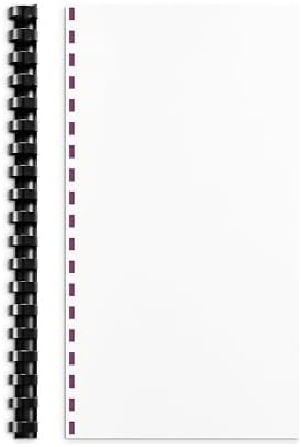 Staples 5/8 Inch Plastic Comb Binding Spines, Black, 25-Pack - Image 2