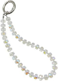 TENOC Beaded Phone Wrist Strap, Clear by TENOC