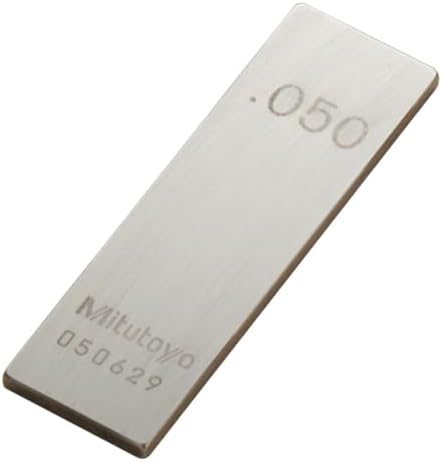 Mitutoyo 611106-531 Steel Rectangular Gauge Block, ASME Grade 0, 0.06" Length by Mituotyo
