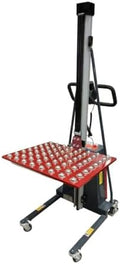 Powered Ball Conveyor Transfer Lift Trucks, 330lb, 60" Lift Height by PakeHandlingTools