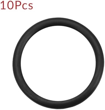 Nitrile Rubber O-Rings 37.1mm OD 30mm ID 3.55mm Width, Metric Sealing Gasket for Plumbing, Gas, Automotive and Faucet Repair, Pack of 10 - Image 2