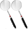 Copkim 2 Pcs Telescoping Inspection Mirror Mechanics Mirror,85mm,Black by Copkim