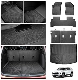 Cartist Floor Mats for Chevy Trailblazer FWD 2021-2025 2026, All Weather Cargo Liner for Trailblazer Accessories, Heavy Duty Car Mats, Car Accessories (Only Fit Cargo in Upper Deck Position) by cartist