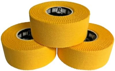 Ringside 1” Athletic Trainers Tape, 3 Rolls, Adhesive Cotton, Gold - Image 2