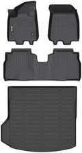 AIPOIL® Floor Mats & Cargo Liner Set for 2024 2025 2026 Chevy Equinox EV (Non Fuel) All Weather Protection TPE Anti-Slip Automotive Full Set Custom Chevrolet Equinox EV Car Mats Accessories - Black by AIPOIL