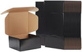 EXYGLO Shipping Cardboard Boxes for Small Business, Packing and Mailing, 8x8x4 - Pack of 25, Black by EXYGLO