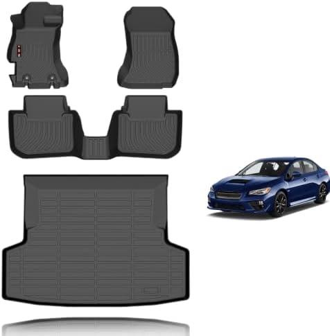 KELCSEECS Floor Mats for Subaru WRX 2015-2021 by KELCSEECS