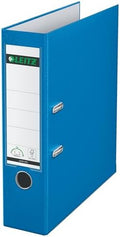 Leitz Lever Arch File, Light Blue, Plastic, A4, 8 cm Spine, 10100030 by Leitz