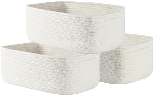 KALLAX Small Woven Storage Basket for Organizing, 13.5x9.5x5 inches, 3 Pack by KALLAX