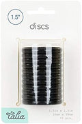 Talia Discbound Notebook - Discs (Black, 1.5inch) by Talia
