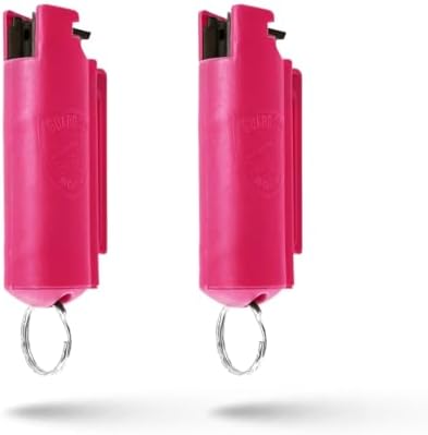 Guard Dog Security Quick Action Pepper Spray Self Defense Keychain, Maximum Strength 1.44 MC, OC Spray, 16-Foot Range, Twist-Lock Safety, Belt Clip for Easy Carry for Women and Men, Made in USA by GuardDogSecurity
