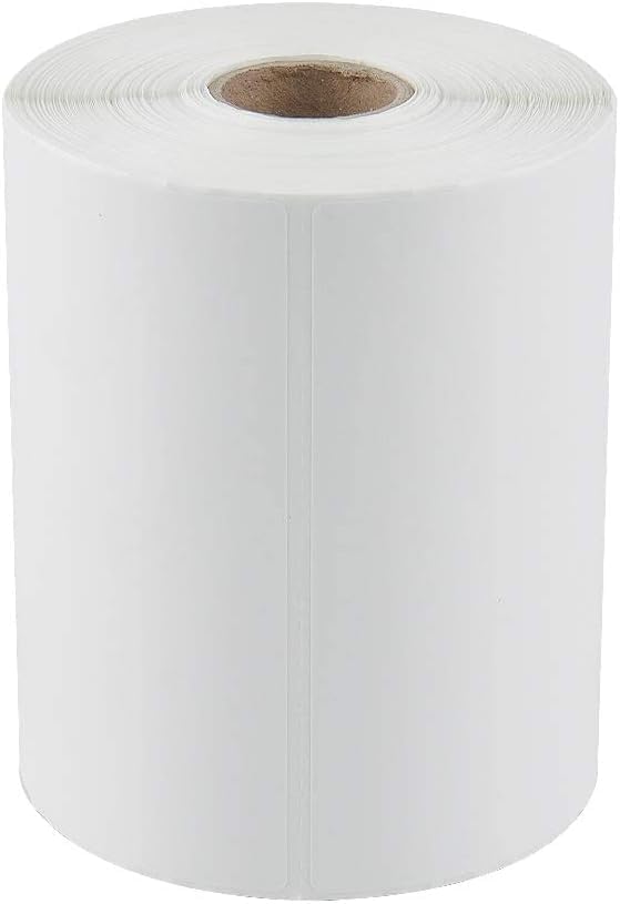 L Liked 1000 PCS 4"x 6" Direct Thermal Labels Strong Adhesive White Perforated - Image 2