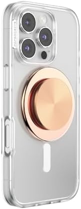 PopSockets Phone Grip for MagSafe, Magnetic Holder- Radial Rose Gold - Image 2