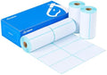 CLABEL 70x40mm (2.76"x1.57") Thermal Labels 4 Rolls White Self-Adhesive by CLABEL