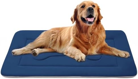Dog Bed Large Crate Mat 42 in Non-Slip Washable Soft Mattress Kennel Pads by JoicyCoDogBeds