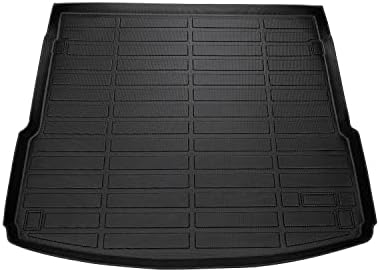 Cartist Cargo Liner Compatible with 2018-2023 2024 2025 Audi Q5 / SQ5 (No Hybrid Models) All Weather Trunk Mat High Side Waterproof Black TPE by cartist