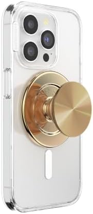 PopSockets Phone Grip for MagSafe, Magnetic Holder- Alum Radial Gold - Image 2