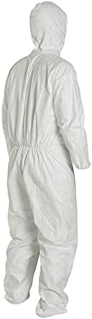 DuPont Tyvek 400 TY127S TAA Compliant Disposable Protective Coverall with Respirator-Fit Hood and Elastic Cuff, White, X-Large (Pack of 25) - Image 6
