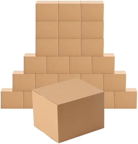 Edenseelake Shipping Boxes 7 x 6 x 5 inches Corrugated Cardboard Boxes for shipping Package, 25 Pack by Edenseelake
