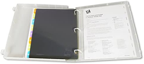 UniKeep 3 Ring View Binder - Binder Case is Fully Enclosed - Available in White, Clear, or Black and in Different Spine Sizes (Pack of 3, Clear, 1.5 Inch) - Image 6
