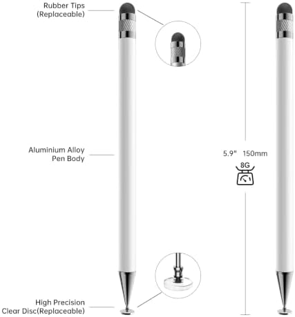 Bopomofo Stylus(5 Pcs),2-in-1 Stylus Pen for Touchscreen,Capacitive Stylus - Image 2