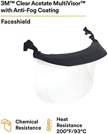 3M PELTOR Clear Acetate MultiVisor Faceshield System V4D-10P - Image 2