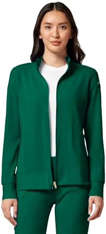 Cherokee iFlex Scrub Jacket for Women 2 Pocket Zip Front by Cherokee