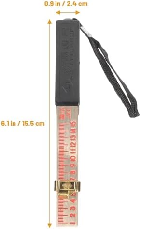 Uonlytech Taper Gauge Wedge Shaped Feeler Gauge 6.10 inch Flatness Measuring Tool for Welding Thickness Gap Width Engineering Inspection Home DIY - Image 2