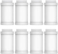 Hillien Faucet Water Filter Replacements (8pcs PP Cotton +Minerals) by Unknown