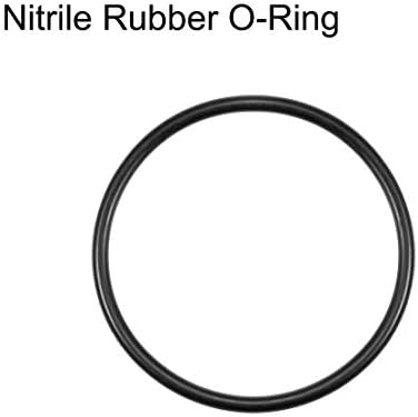 uxcell Nitrile Rubber O-Rings 59mm OD 52.8mm ID 3.1mm Width, Metric Nitrile Rubber Sealing Gasket, Pack of 1 - Image 2
